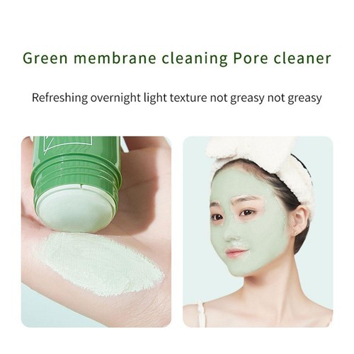 Green Tea Mask Facial Cleansing Oil Acne Blackhead Control Deep Clean - Picture 9 of 12