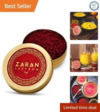 Superior 2g Saffron Threads - Unadulterated Super Negin Spice for Gourmet Dishes