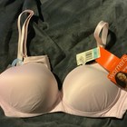 NWT Warner's Light Pink True Fit Lift Lace Wire Free Wireless Bra Size 38C New