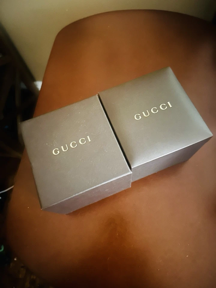 Gucci Watch Box Presentation Brown Display Gift Empty BOX ONLY - Image 2 of 2