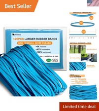 Large Heavy Duty Rubber Bands, 120 Pcs, 5.5 Inch Upgrade Strong Elastic Rubbe...