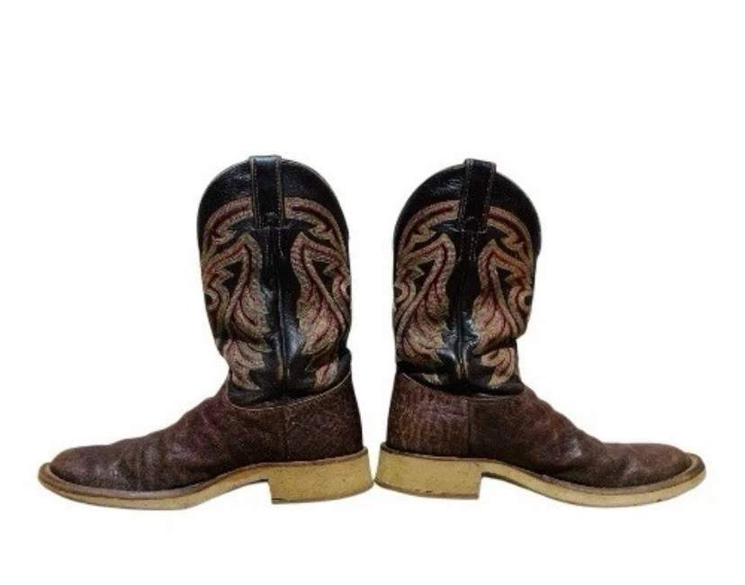 Botas de trabajo Justin #5008 Techno de cuero impermeable crepé para hombre punta redonda talla 11 Foto 3 de 4