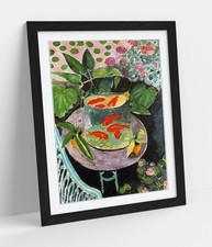 GOLDFISH, HENRI MATISSE - FRAMED WALL ART POSTER PRINT 4 SIZES