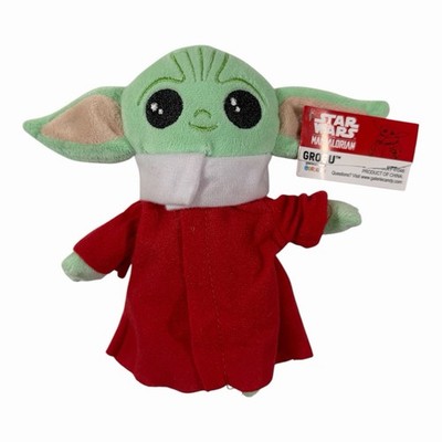 Star Wars The Mandalorian Grogu Plush Red Robe 7'' Galerie Toy Baby Yoda NWT