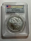 2021-CC Morgan Silver Dollar PCGS MS70 100th Anniversary