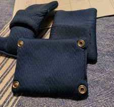 Navy Blue 3 Cushion Pad Cover for Baby Infant CarSeat Strap Buckle UPPAbaby
