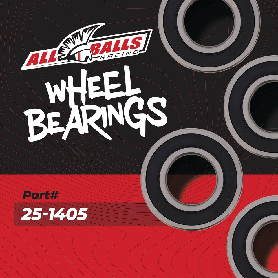 All Balls Wheel Bearing Seal Kit Rear For Harley FLTR Road Glide 2009 ...