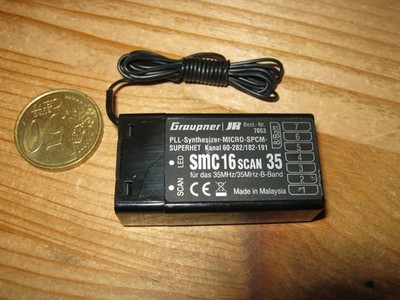 Empfänger Graupner SMC - 16 scan 35 Mhz A+ B- Band MX 12/ MX16 MC 19 22 22 s MC 