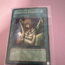 Konami YuGiOh Graceful Charity SDP-040  Super Rare 