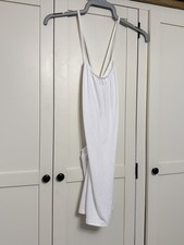 Passion White Backless Short Party Dress, Size 8-12 BNWT