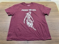 Pierce The Veil Fearless Records Maroon T-Shirt - 2XL