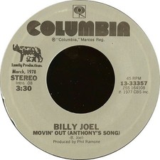Billy Joel - Movin' Out (Anthony's Song) / Just The Way You Are, 7