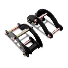 2 Inch Rear Lift Shackles Black For Mitsubishi L200 Triton 2006-2019