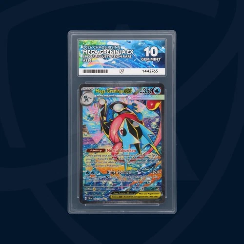 Pokémon TCG Mega Greninja Ex 116/086 - Chaos Rising - ACE 10 - PERFECT SUBS