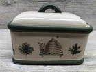 Pfaltzgraff Naturewood-Kitchen Keeper Stoneware Storage Box w/Lid