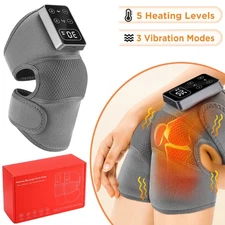Electric Knee Shoulder Massager Relieve Pain 5 Heating Levels, 3 Vibration Modes