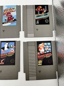 Nintendo Official NES 8 Coasters Super Mario Metroid Zelda Donkey Kong New Game