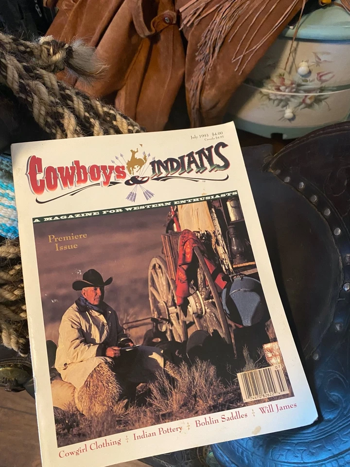 Cowboys & Indians Premier issue 1993 #1 / Summer-Winter 1994 issues- RARE Foto 3 de 4