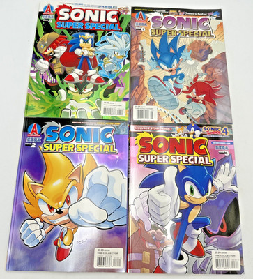 Sonic Super Special Magazine Lot Issue 2, 3, 4, 6 BRAND NEW Editions News Stand