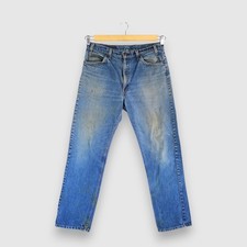 Vintage 80s Levi's 509 Orange Tab Jeans Men's Zipper Fly Faded Denim W34 L30