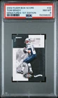 2002 FLEER BOX SCORE 22 TOM BRADY MINIATURES-1ST EDITION /100 PSA 8