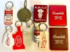 Campbells Soup Vintage Warhol Lighter Keychain Mirror Tobacciana RARE! OOAK!