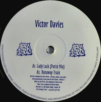Victor Davies - Lady Luck / Runaway Train (12'', Whi)