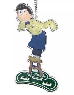Osomatsu-san x Collabo Schlüsselanhänger Maskottchen Juushimatsu lebensgroßer...