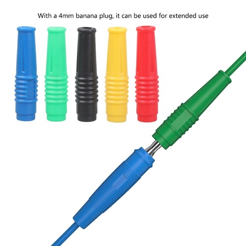 10pcs Multifunction 4mm Banana Plugs Receptacles Efficient 4mm Banana Plugs for - Picture 2 of 8