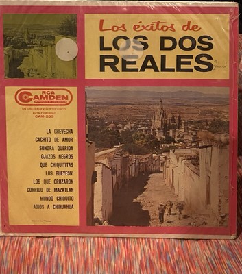 Los Exitos Los Dos Reales - Classic Norteno - Mexican RCA Camden Vinyl LP