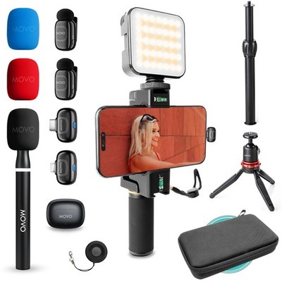 Movo iVlogger-PRO Wireless Vlogging Kit for Smartphone