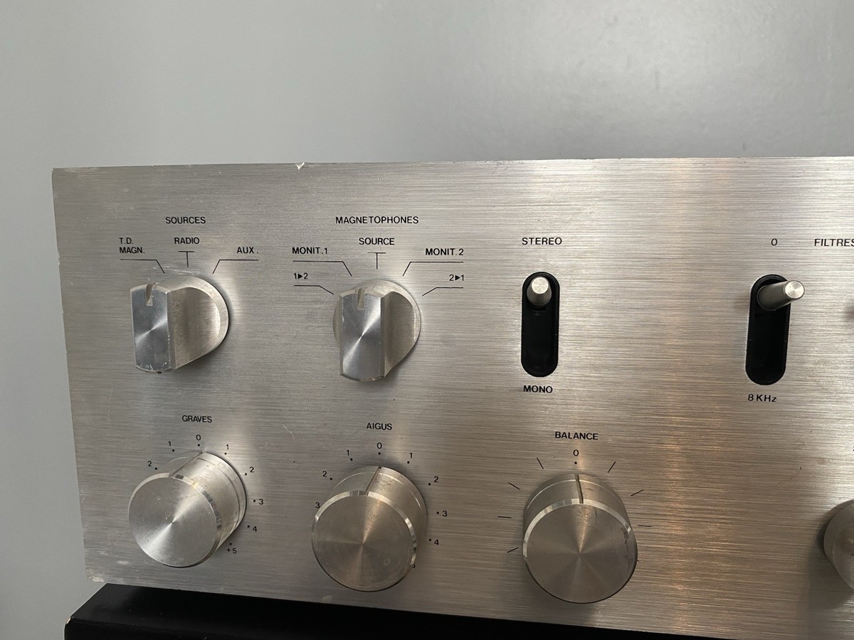 AMPLI PRÉ AMPLI THOMSON PA-2511T integrated stereo amplifier 1979 TBE