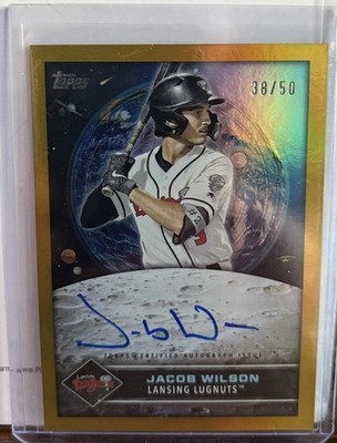 2024 Topps Pro Debut Future Cornerstones Auto Gold /50 - Jacob Wilson - #FCA-JW