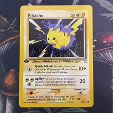 Pikachu 70/111 Neo Genesis 1st Edition on eBay