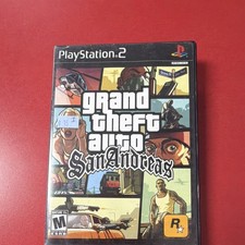 Grand Theft Auto: San Andreas PS2 w/ Case Manual Inserts Poster, M, NTSC-U/C