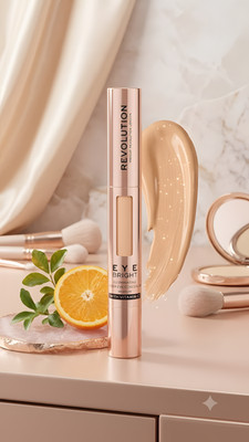 Makeup Revolution Eye Bright Illuminating Under Eye Concealer-Shade Medium NEW