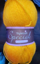 Stylecraft Special Acrylic Double Knit Yarn 1 Skein Color Sunshine 100g 