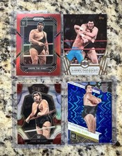 2023 Panini Prizm WWE Andre The Giant Booked Red /299 /275, Silver Topps