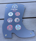 (6) $5 & $1 Arizona Charlie's 1996-'97 Casino Chips 8th Anniversary Display Boot — photo 1