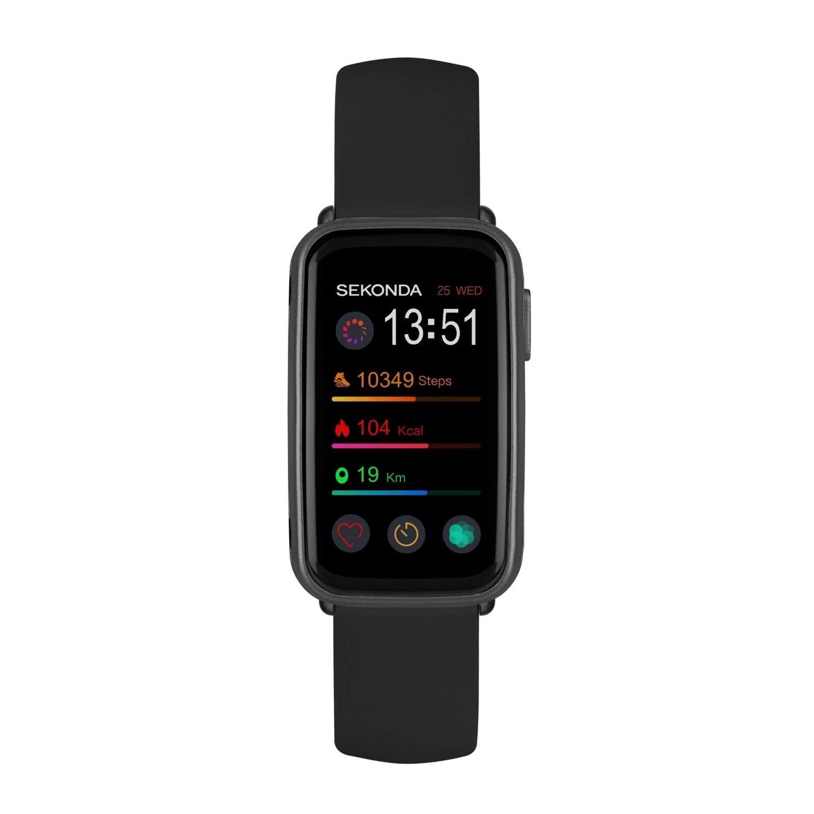 Sekonda Fitness Tracker Smart Watch Black RRP £39.99 Model 30171
Opens in a new window or tab