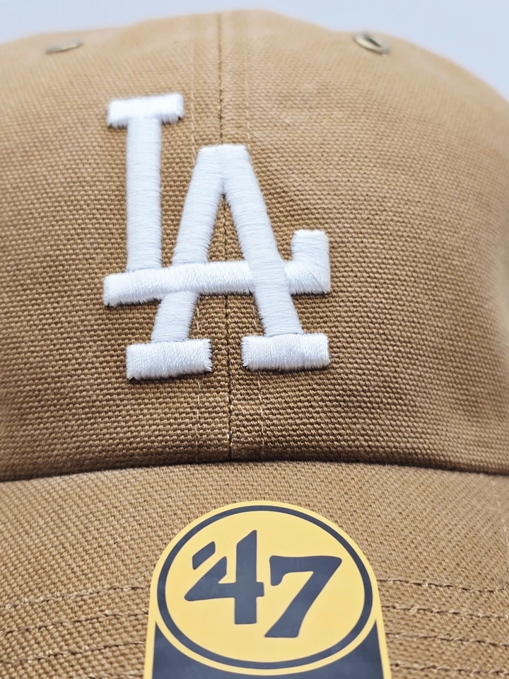 Gorra ajustable de béisbol de limpieza Carhartt Los Angeles Dodgers '47 Foto 4 de 4