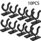 10Pcs Guitar Hangers Rack Adjustable Instrument Display Wall Mount Holder Hook