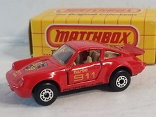 Matchbox Superfast Mb 3 Porsche 911 Turbo Whale Tail Red Vintage 1987 Iob Matchbox Superfast Mb 3 Porsche 911 Turbo Whale Tail Red Vintage 1987 Iob