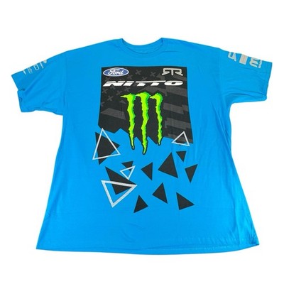 Vaughn Gittin Jr Sz XXL Monster Energy T-Shirt Mens Gray Ford Nitto Drift Racing