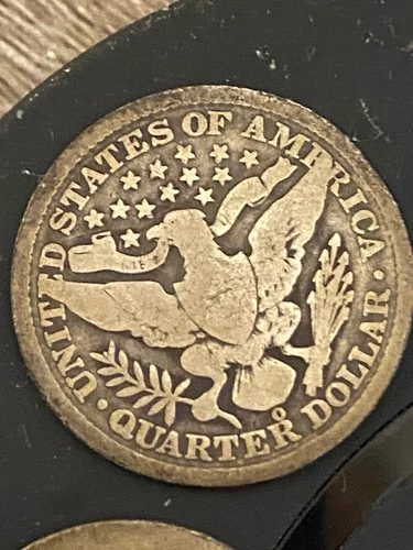 8 Barber Quarters 1892–1904 | 90% Silver | Exact Coins Pictured | O & S Mints