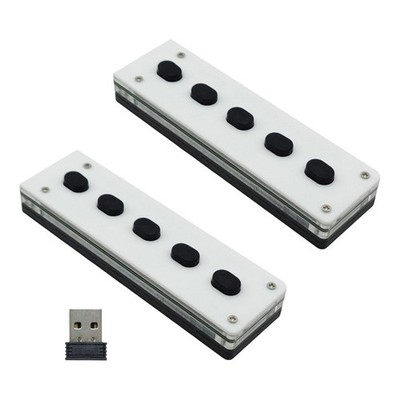 Mini 5 Keys Programmable Keypad Cordless Gaming Keyboard für Musikmedien DIY