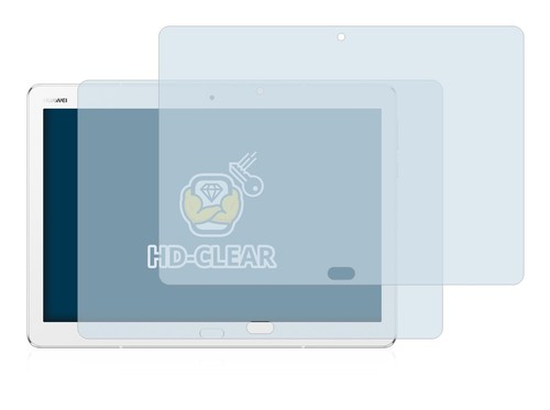 2x Display Schutz Folie für Huawei MediaPad M3 Lite 10.1 Zubehör Transparent - Zdjęcie 2 z 6