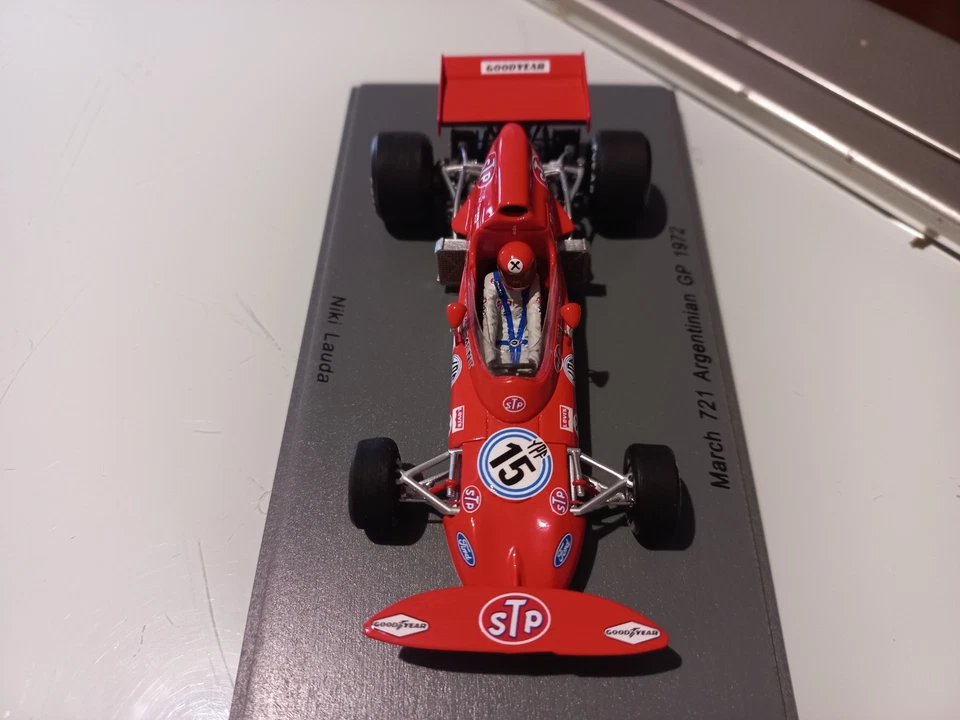 March 721 #15 N.Lauda - GP Argentina 1972 - Spark 1/43 Ref. S5363 - Immagine 4 di 4