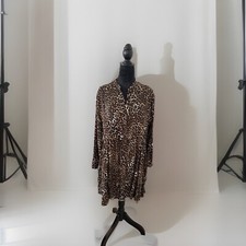 Zara Animal print Babydoll Dress