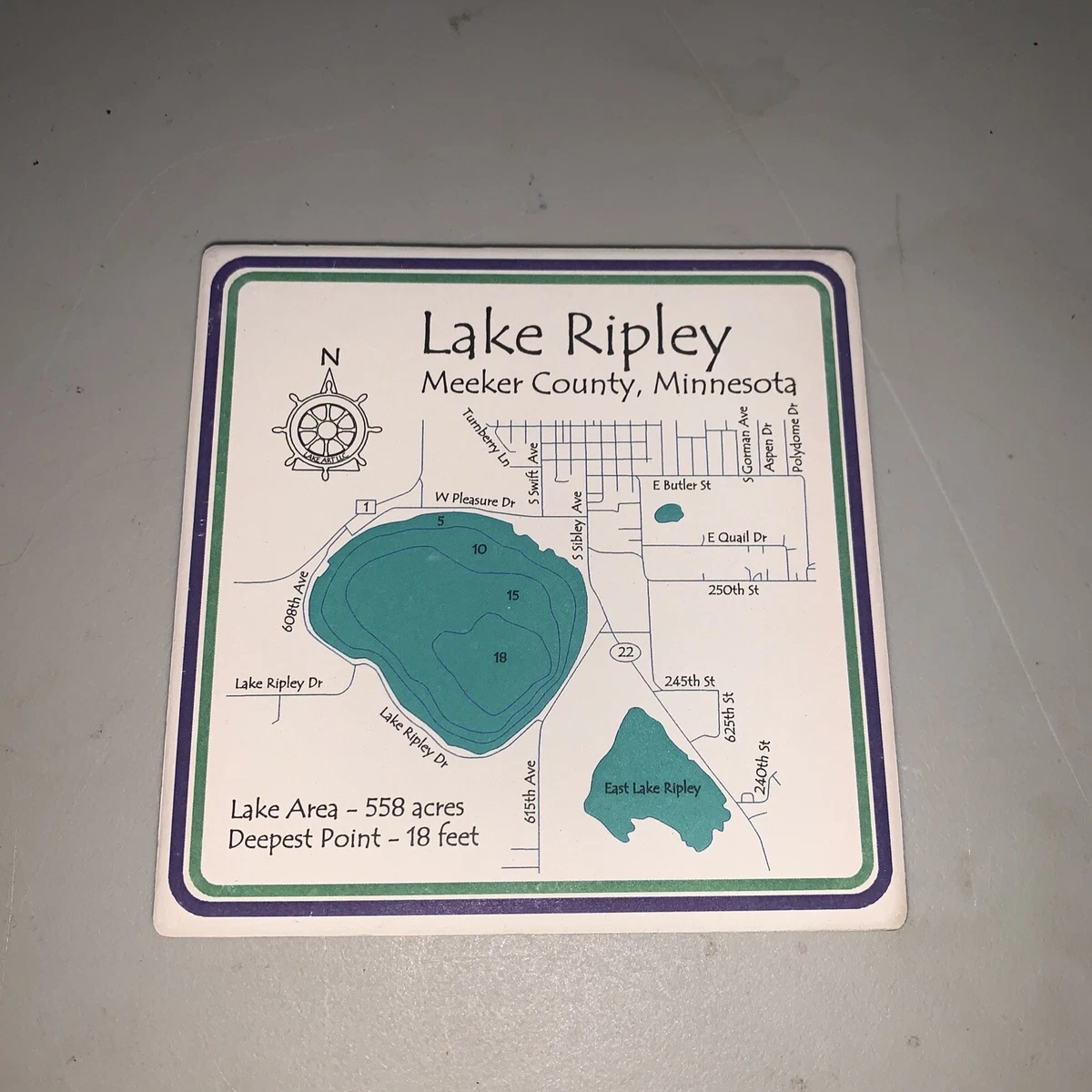 Lake Ripley Map